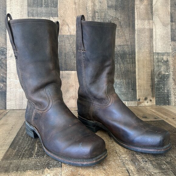 Frye 700 Square Toe Wide Boots Mens 12 W - Picture 12 of 12